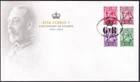 AUSTRALIA - 2014 'KGV CENTENARY OF STAMPS' First Day Cover [D6802]