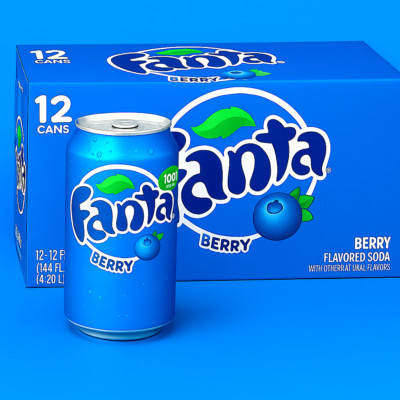 (0,40 EUR/100ml) Fanta Berry Original USA 12x0,355ml Vorteilspack (inkl. Pfand)