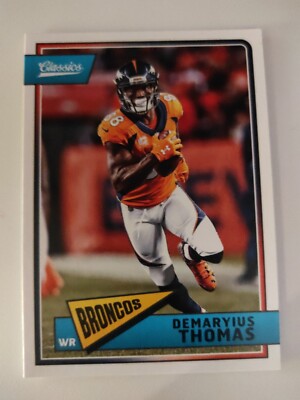 Trading Card Football NFL Demaryius Thomas Denver Broncos 2018 Panini Classics