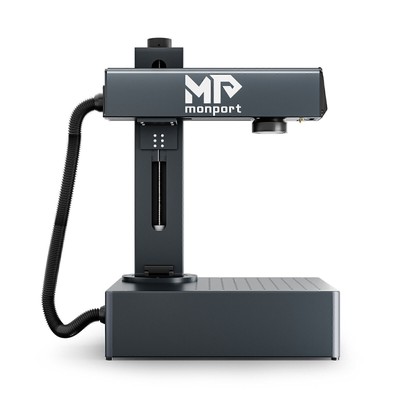 Monport MOPA 60W 7*7'' Fiber Laser Engraver LightBurn Comp Color Marker Autofocus