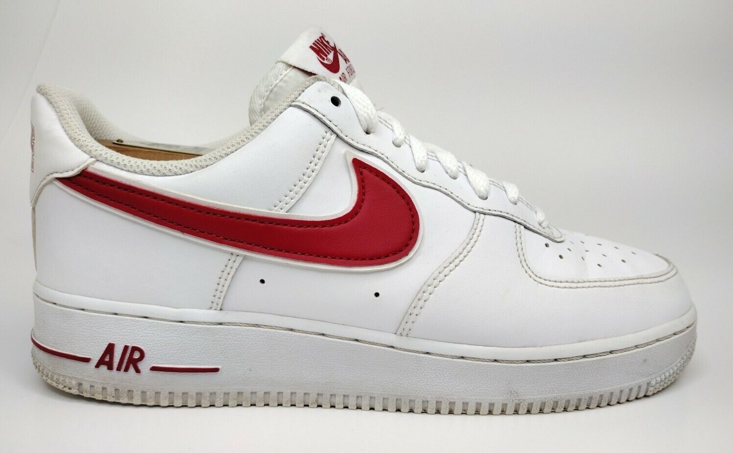 Nike Air Force 1 Low - White - Gym Red - SneakerNews.com