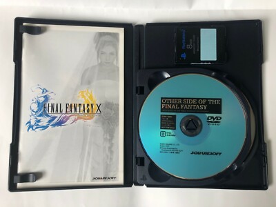PS2 FINAL FANTASY X NTSC SQUARESOFT SLPS 25050 for japan only DVD