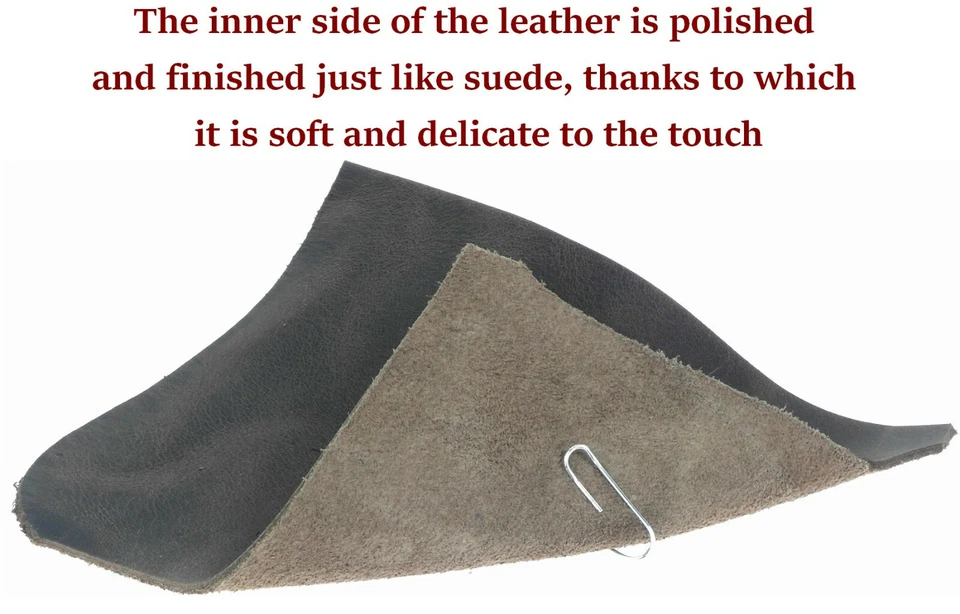 ТОНКИЙ МЕШОЧЕК ВРУЧНУЮ СШИТЫЙ КОЖАНЫЙ РЕМЕСЛЕННИК ИЗ ВОЛОВЬЕЙ КОЖИ РУКАВ ЧЕХОЛ ДЛЯ ТЕЛЕФОНОВ - Изображение 2 из 4