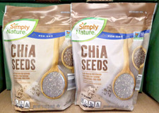 Simply Nature NON-GMO Chia Seeds 12oz 340g 2 Bags