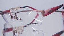ORIGINAL MISSONI Eyeglasses Frame MI07406 Pink NEW 54-16 RETRO Vintage