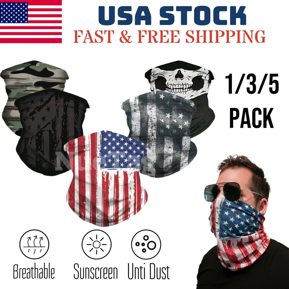 Máscara facial cuello polaina pasamontañas bandana UV sombreros bufanda tubo de pesca escudo  Foto 2 de 2