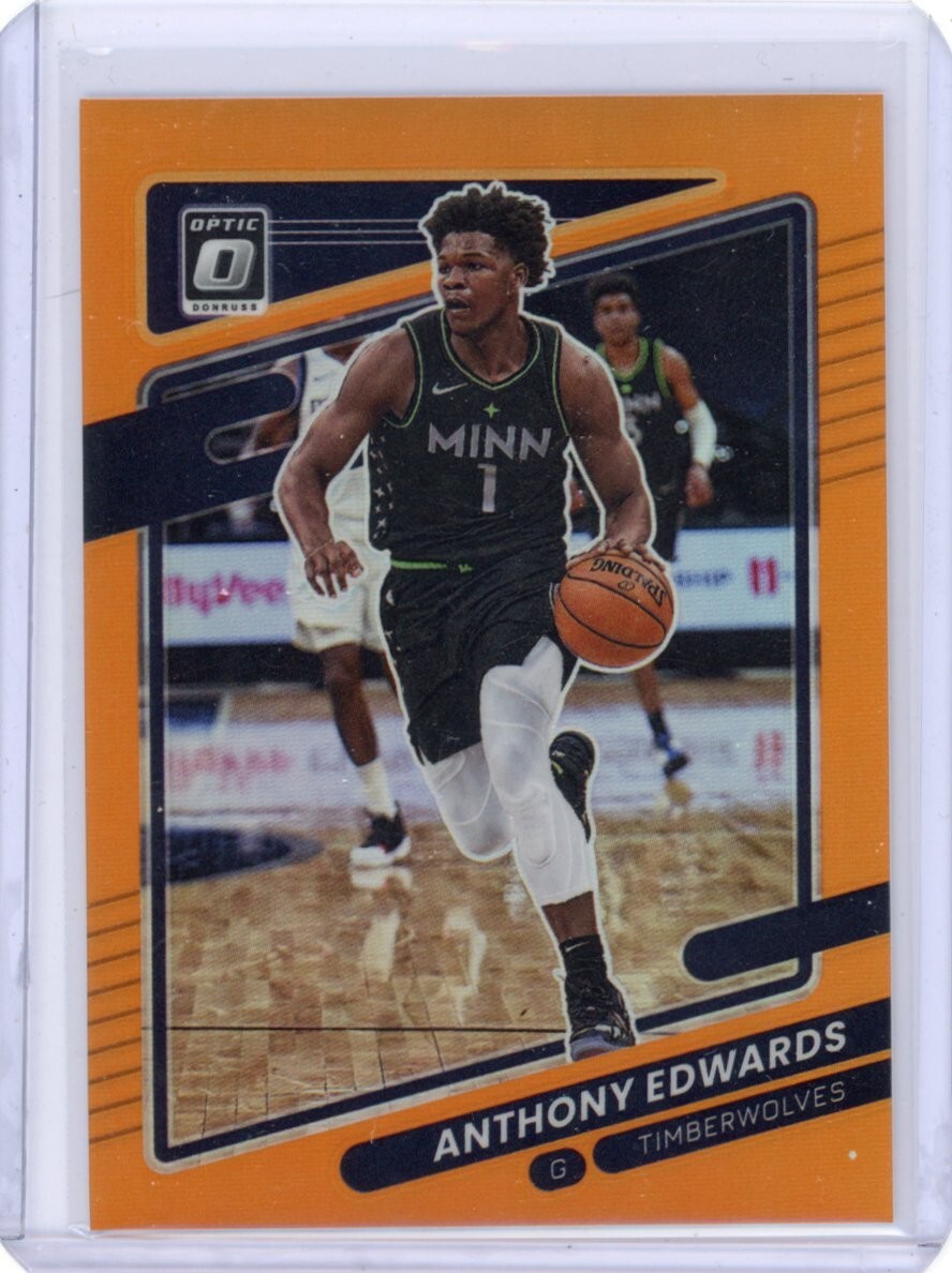 Anthony Edwards 2021-22 Donruss Optic Orange Prizm /199 #83