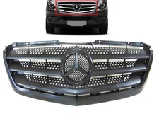 Fits 2014-2018 Mercedes Benz Sprinter Grille W Surround Lower Frame Front Bumper