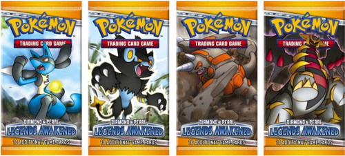 2008 Pokemon Card Game (TCG) - Diamond & Pearl Legends Awakened - Empty Boosters