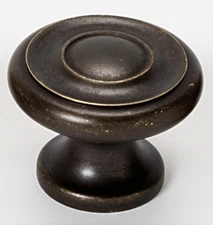 Alno A1049-BARC Knobs 1-1/4" Mushroom Cabinet Knob Handle In Barcelona