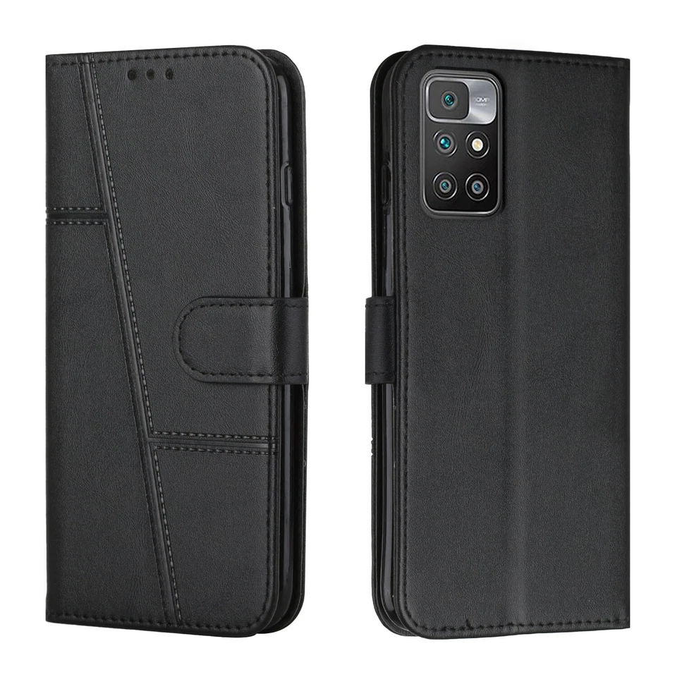 PU Leather Case for Xiaomi Redmi 9A 9i 9AT Note 9S 10 Magnetic Wallet Flip Cover - Image 2 of 4