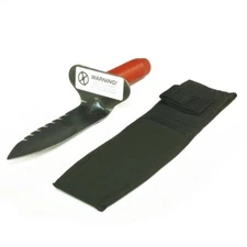 Lesche Digging Tool & Sod Cutter Right Side Serrated Blade with Free Sheath