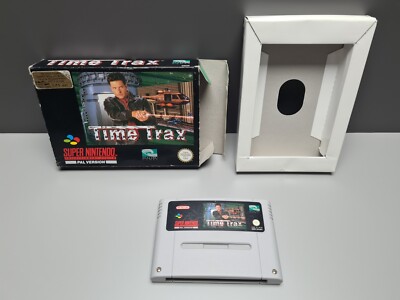 TIME TRAX SUPER NINTENDO SNES PAL/UKV OVP RAR SELTEN - NO MANUAL!