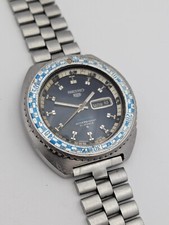 Seiko Rally Diver 6119-7173 Blue Dial 41mm 1972 Stainless Runs Well