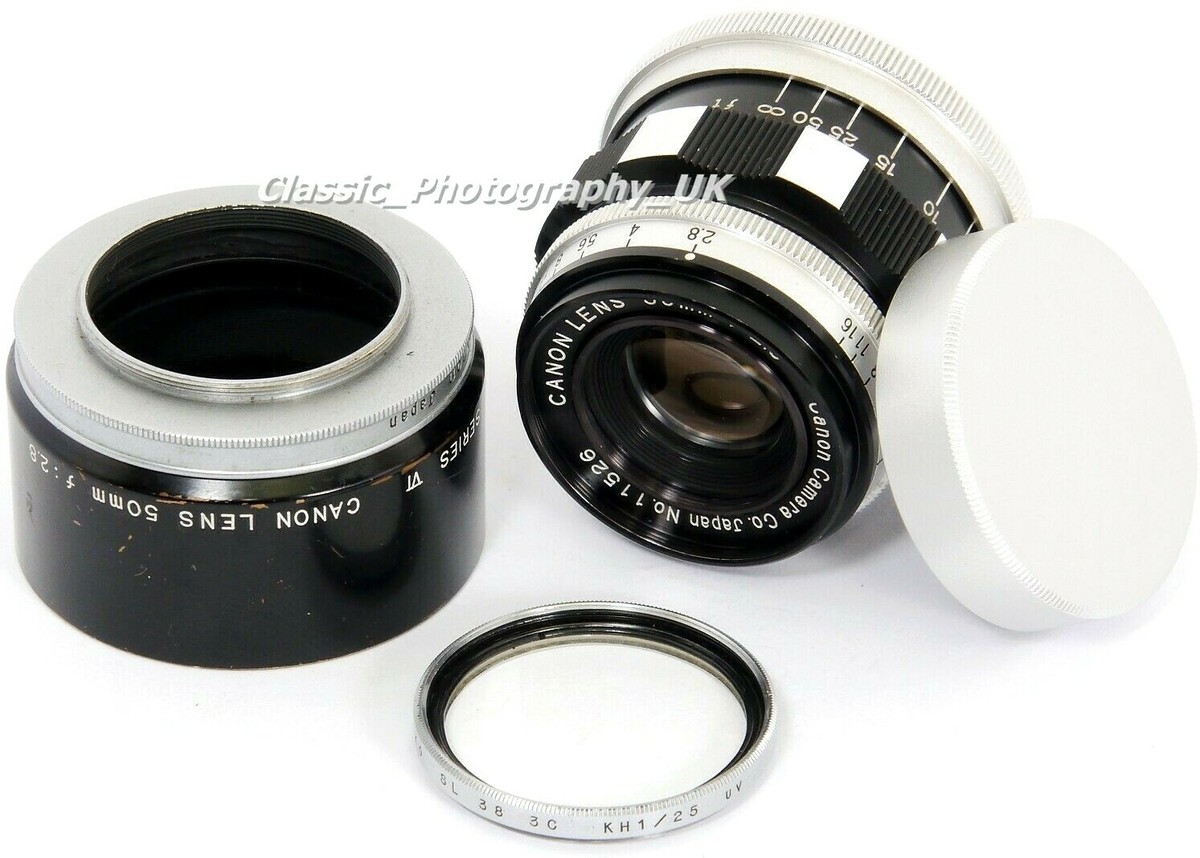CANON Lens 50mm LEICA LTM L39 Mount Prime Lens for