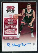 Rashad Vaughn autographed Basketball Card 2015 Panini Contenders Silver #137