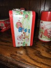 Strawberry Shortcake Metal Lunchbox and Thermos Vintage 1970s Red Collectible — photo 6