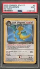 Pokemon Dark Dragonite Team Rocket Unlimited Rare #5 NO HOLO ERROR PSA 9 Mint