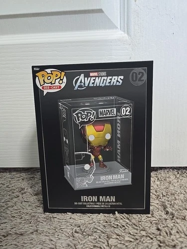 Funko Pop! Iron Man Die-Cast Figure #02 Marvel Studios Avengers Collectible
