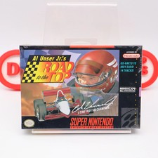 SNES Super Nintendo AL UNSER JR'S ROAD TO THE TOP INDY CAR RACING - NEW Sealed!