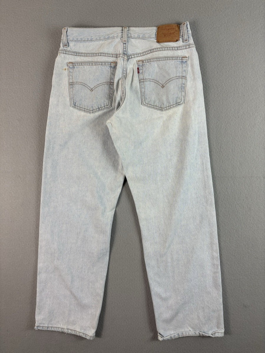 Vtg Levis 577 Jeans Womens 12 M Blue Light Wash Low Rise