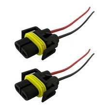 winterrock 2PCS H8/ H9/ H11 880 881 Bulb Sockets, Nylon Female Adapter Wiring...