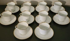 Vintage German E & R Debutante Cups And Saucers Set Of 10