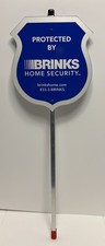 18 BRINKS REFLECTIVE Security Yard Signs with Stake BRAND NEW