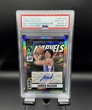 Jared McCain 2024 Panini Donruss #NMS-JMC Net Marvels RC Auto /99 PSA 10/10