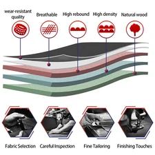 Big and Tall Office Chair 400LBS Wide Seat Ergonomic Computer Desk Chair High 8