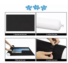 Jigsaw Puzzle Roll Up Felt Mat Storage Saver | Large 46"x26" | Fits 1500 Pieces