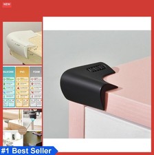 Food-Grade Silicone Corner Protectors Baby Proofing Table Edge Guards Pre-Taped