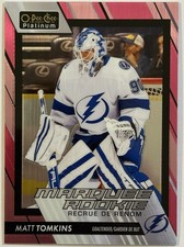 2023-24 O-Pee-Chee Platinum - Marquee Rookies Matt Tomkins #287 Matte Pink (RC)