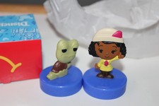 McDonald's Happy Meal Disneyland 70th Anniversary Tiana And Crush No 3 Toy Set