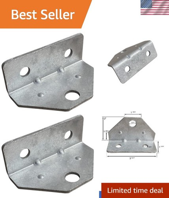 #ad Rust Resistant 2 Pack Swivel Angle Brackets for Secure Boat Trailer Mounting $22.99