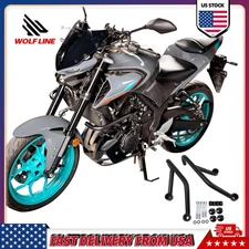 WOLFLINE Crash Bar For Yamaha MT03 2024 Engine Guard Frame Protector Stunt Cage