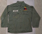 Vintage US.Army 2nd Armor Division HELL ON WHEELS uniform WW2? fatigue #MILITARY