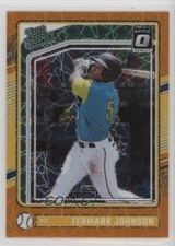 2024 Donruss Optic Rated Prospects Orange Velocity Prizm Termarr Johnson 16hs