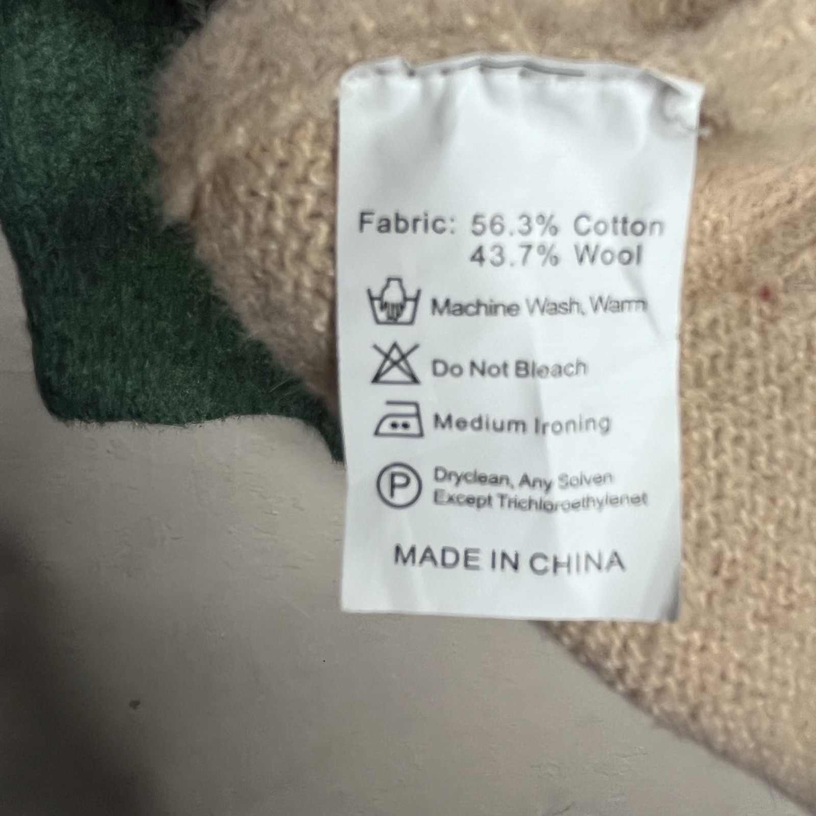 YESNO Patchwork Quilt  Oversized Wool Blend Cardi… - image 6