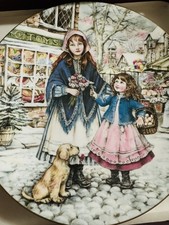 Royal Worcester "A Posy For Mother" NSPCC Christmas Plate 1991 210mm VGC