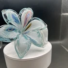 Murano Art Glass Flower Sculpture