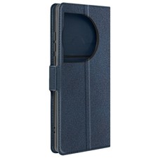 Avizar Étui pour OnePlus 12 5G Porte-carte Support Vidéo Design Fin Bleu nuit