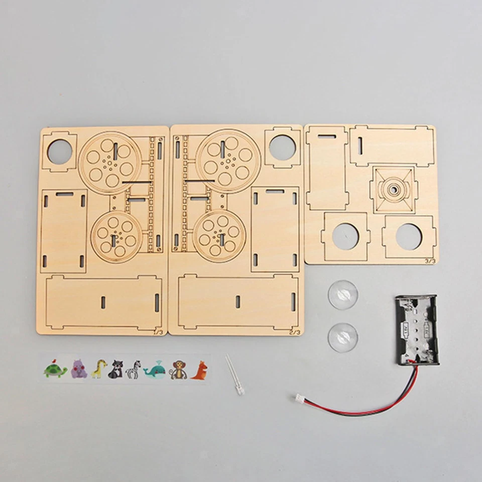Kit di costruzione di modelli in legno Esperimento scientifico Artigianato - Immagine 3 di 4