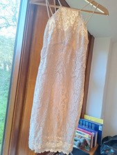 Dress River Island Size 8 Pretty Lace Peach