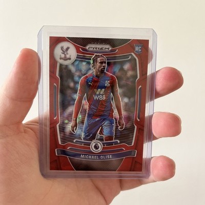 2021-22 Panini Prizm Michael Olise Rookie #296 Red Ice Prizm RC Crystal Palace