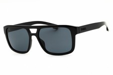 HUGO BOSS 1648 S 807 IR Sunglasses Black Frame Gray Lenses 56mm