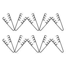  10 Pcs Fluffy Textured Styling Comb Wide Tooth Hair Volume Bangs Lift