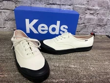Keds Women’s Sneakers Black White New Size 8.5M Lace Up