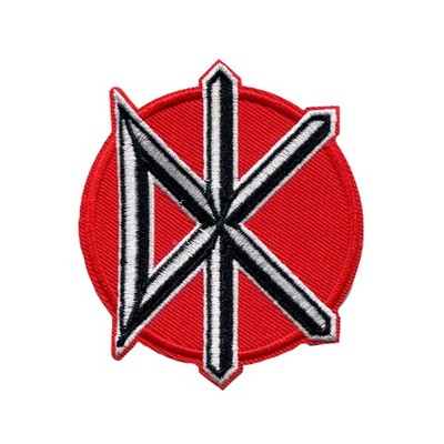 Dead Kennedys DK Logo Embroidered Iron On Patch   Punk Rock Band Patch