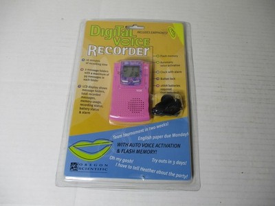 OREGON SCIENTIFIC DIGITAL VOICE RECORDER NEW SEALED PINK Dictation & Stenography